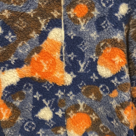 Louis Vuitton camo fleece jacket, men’s M - Picture 2 of 11